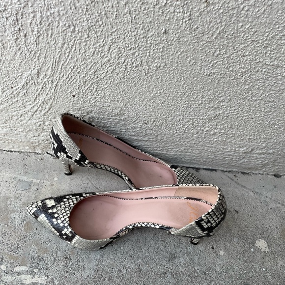 J Crew Lucie pumps in snake-embossed leather - Picture 4 of 4